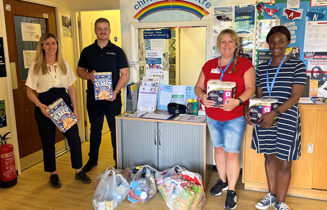 Cura Energy Visits Local Food Bank For Donation